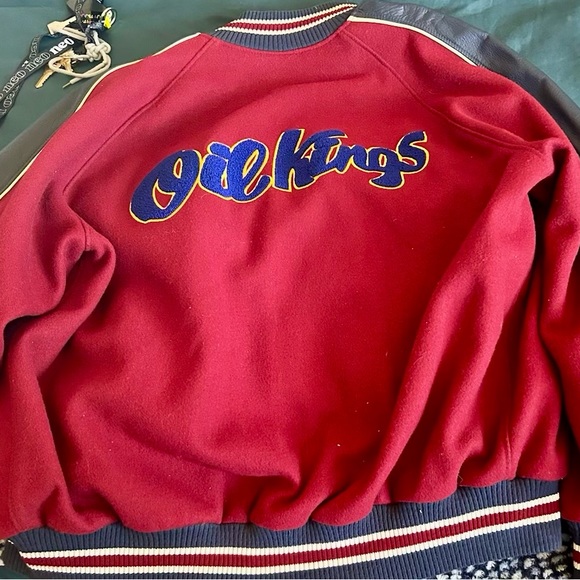 Edmonton Oil Kings Varsity Jacket - Picture 1 of 3